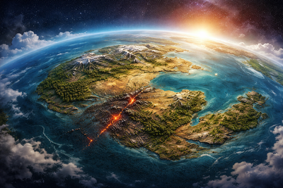Pangaea: The lost supercontinent that existed before oceans split the world