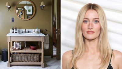 Sarah Pidgeon’s Bathroom Reveal Features an Unorthodox Wooden Detail That Proves This Overlooked Material Belongs in Modern Bathrooms