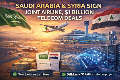 $1 billion for Syria’s Internet? Saudi Arabia’s historic telecom deal SilkLink, new joint airline push explained
