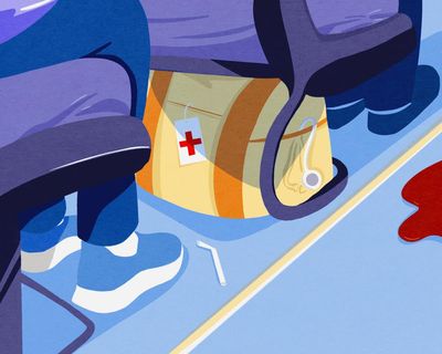 Is there a doctor on board? The midair emergency call medical professionals dread