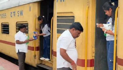 A Bottle of Drink, Some Chips, and a Father’s Love - This Train Goodbye Will Make You Emotional