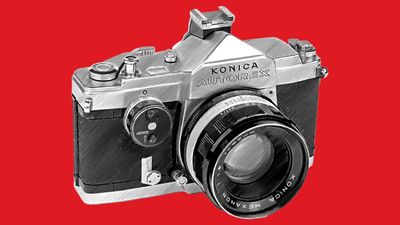 You could squeeze 72 shots from a 36-exposure roll or any number in between with this weird twin-format SLR, but one false move with the lever and your photos were ruined!