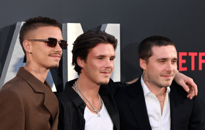 Romeo and Cruz debut family tribute tattoos amid Beckham rift