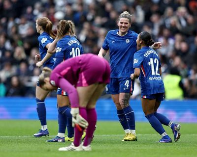 WSL roundup: Chelsea get back into the groove at Spurs as Madonna watches on