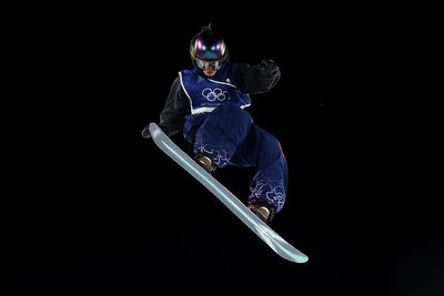 Mia Brookes overcomes nerve-wracking start to qualify for Winter Olympics Big Air final