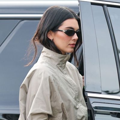 Kendall Jenner Pairs Bella Hadid's Winter Capri Pants With the Track Jacket Trend