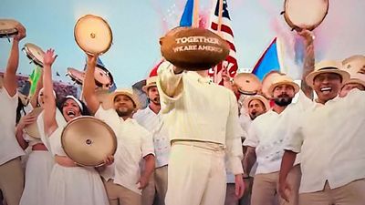 Bad Bunny’s Powerful Four-Word Message on His Football During Super Bowl Halftime Show