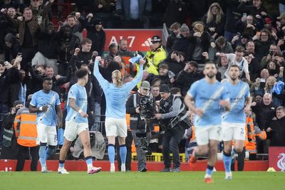 Monday’s briefing: Man City stay in title race and Palace beat rivals Brighton
