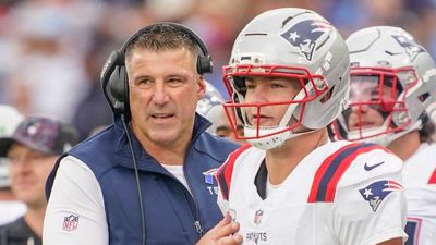 ‘He Was the Heartbeat’: Drake Maye Chokes Up About Mike Vrabel After Super Bowl Loss