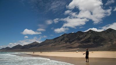 ‘Our coastline is completely dead’: Canary Islands residents protest against fish farm