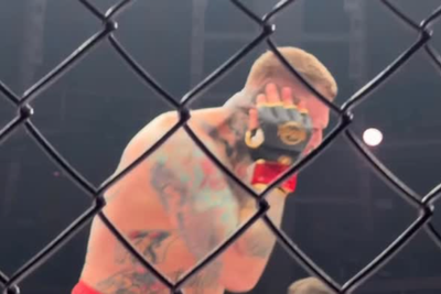 MMA fighter attacked by crowd after biting opponent’s ear in chaotic scenes