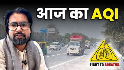 Feb 9, 2026: Rajghat’s AQI tells two stories