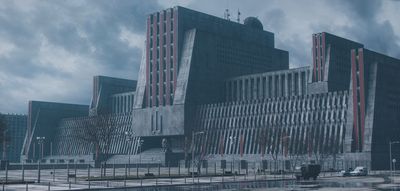 Turning architecture skills into epic Brutalist fantasy art