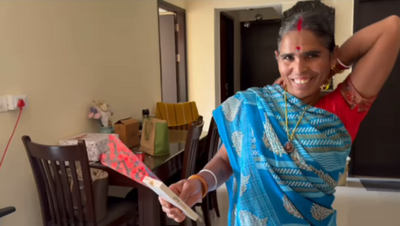 He Touched His House Help’s Feet After Her Anniversary Surprise - Netizens Are Emotional