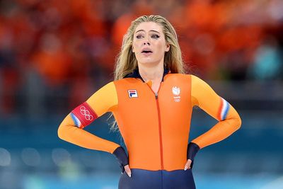 Jutta Leerdam wins speed skating gold as fiancé Jake Paul cries in audience