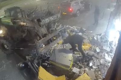 Cash machines ripped from Co-op in cherry picker ram-raid