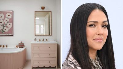 10 Years On From Millennial Pink's Domination, Jessica Alba's Vanity is Giving the Shade a Major Comeback