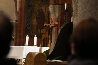 Catholic cross like no other is a beacon of unity in Olympic host city Milan