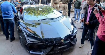 CCTV Emerges After Kanpur VIP Road Lamborghini Crash; Businessman’s Son Named Accused