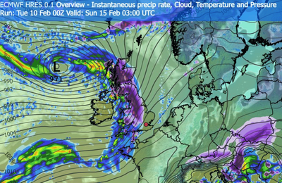 Will it snow in London? Map shows 600-mile band of wintry weather sweeping UK as temperatures drop