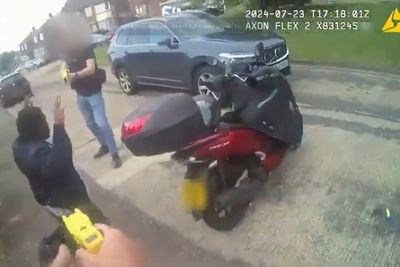 Footage shows moment man was arrested over attack on Army officer