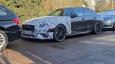 Spied: New Mercedes-AMG C53 Hides Its Six-Cylinder Engine