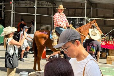 Cowboys, lassos, and nudity: AI startups turn to stunts for attention in a crowded market