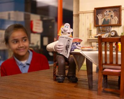 Wallace, Gromit and a new use for lentils: blockbuster Aardman exhibition opens at Young V&A