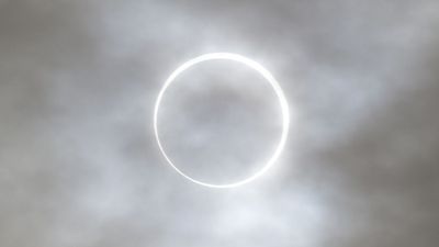 1 week until an annular solar eclipse turns the sun into a 'ring of fire' over Antarctica