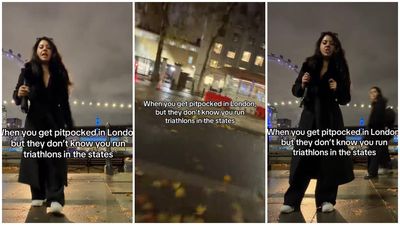 ‘Made us proud queen’: Man in London runs away with a woman’s phone while she was recording a video — too bad she turned out to be triathlete