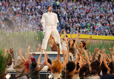 Bad Bunny’s Super Bowl half-time show review – a thrilling ode to Boricua joy
