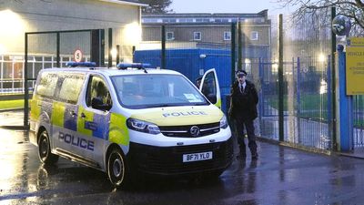 Counter-terror police probe stabbing of boys, 12 and 13, at north London school as suspect, 13 arrested