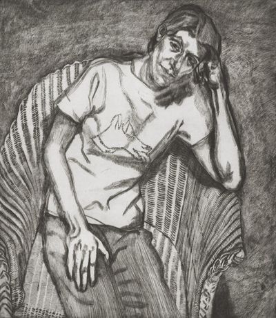 Lucian Freud: Drawing into Painting review – no, I don’t want to come up and see these etchings