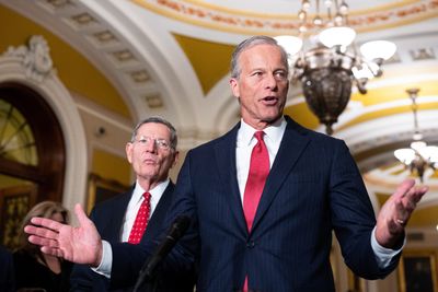Despite impasse on CR, Thune pushes forward on DHS spending bill