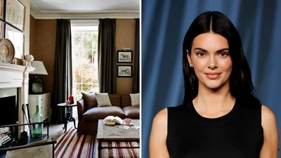 Kendall Jenner Has Made This Forgotten Sofa Shade Chic Again – It Creates a Grounding Base for a Layered Living Room