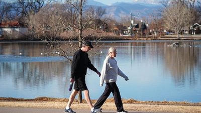 Too warm to snow: Western US fears wildfires and water shortages while eastern states shiver