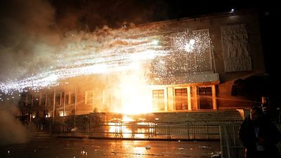 Police fire tear gas as Albania opposition protest turns violent