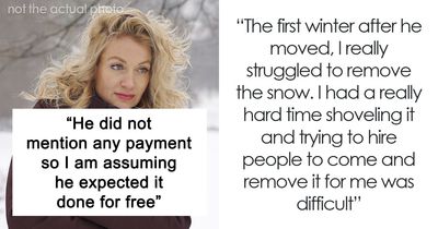 “My Body Was Sore, My Fingers Were Frozen”: Woman Refuses To Help Neighbor With Snow Problem