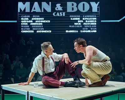Man and Boy review – Rattigan’s murky reunion staged in silver-screen style