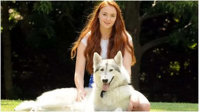 When Sophie Turner fell for her on Northern Inuit Hound, Zunni, aka Lady from ‘Game of Thrones’