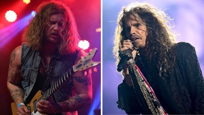 “The door cracks open and I hear, ‘Who the hell are you? Play that again!‘” Steven Tyler gatecrashed Jared James Nichols’ jam and invited him to hang out with Aerosmith – and he kept coming back