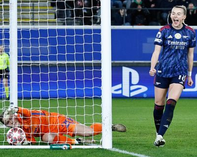 Arsenal take giant stride towards WCL last eight with thumping win over Leuven