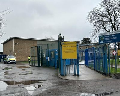 Suspect in stabbing of two boys at north London school is former pupil