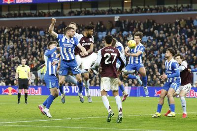 Aston Villa keep slim Premier League title hopes alive with late win over Brighton