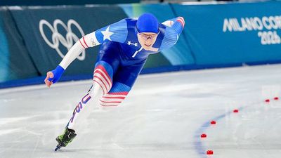 One Down, Three to Go: Jordan Stolz Jumpstarts Legendary Run With First Gold