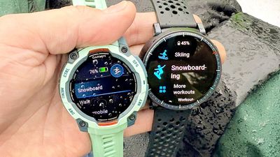 Can a budget a smartwatch beat Garmin? I went snowboarding with both — and the results surprised me
