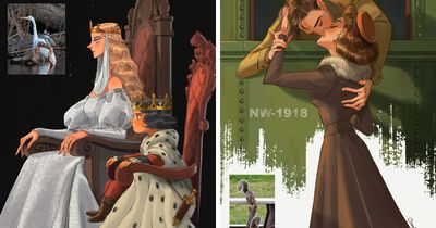 25 New Creative Illustrations By Connie Kang Where Human Meets Animal Charm