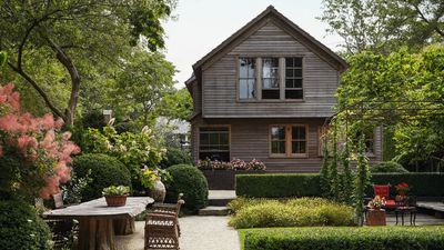 Inside a Charming Cedar-Clad Sag Harbor Home That Balances Historic Features With Warm Modernism