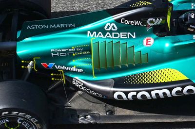Aston Martin opens extra cooling vents on extreme AMR26 as Honda engine issues emerge