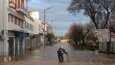 Heavy rains cause flooding, evacuations and motorway collapse in Portugal